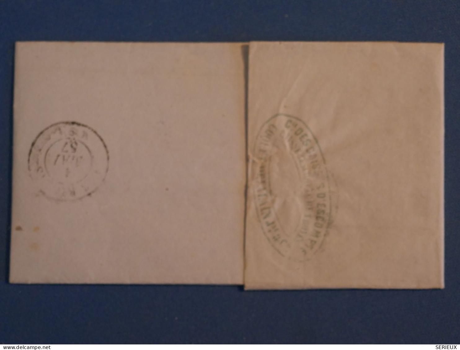 BQ 7 FRANCE   BELLE  LETTRE 1857 TROYES A RICEYS   +N°14  +AFF. INTERESSANT+ + - 1853-1860 Napoléon III.