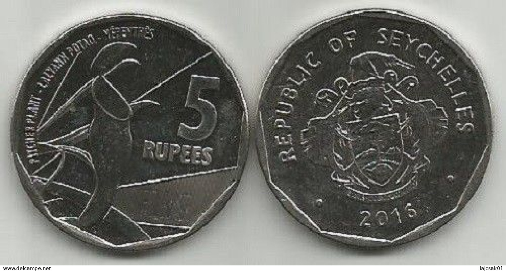 Seychelles 5 Rupees 2016. - Seychellen