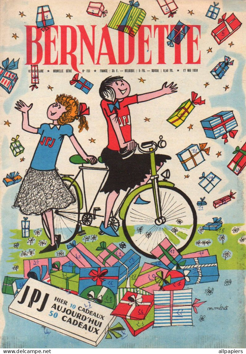 Bernadette N°151 Sainte Bernadette Au Japon - Quatre Jeux De Patience Avec Des Boites D'allumettes...1959 - Bernadette