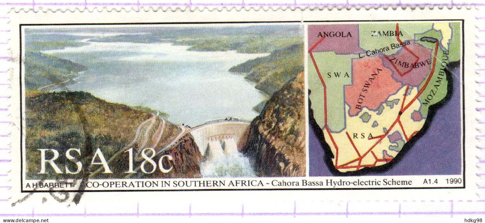 RSA+ Südafrika 1990 Mi 789 Zusammenarbeit - Used Stamps