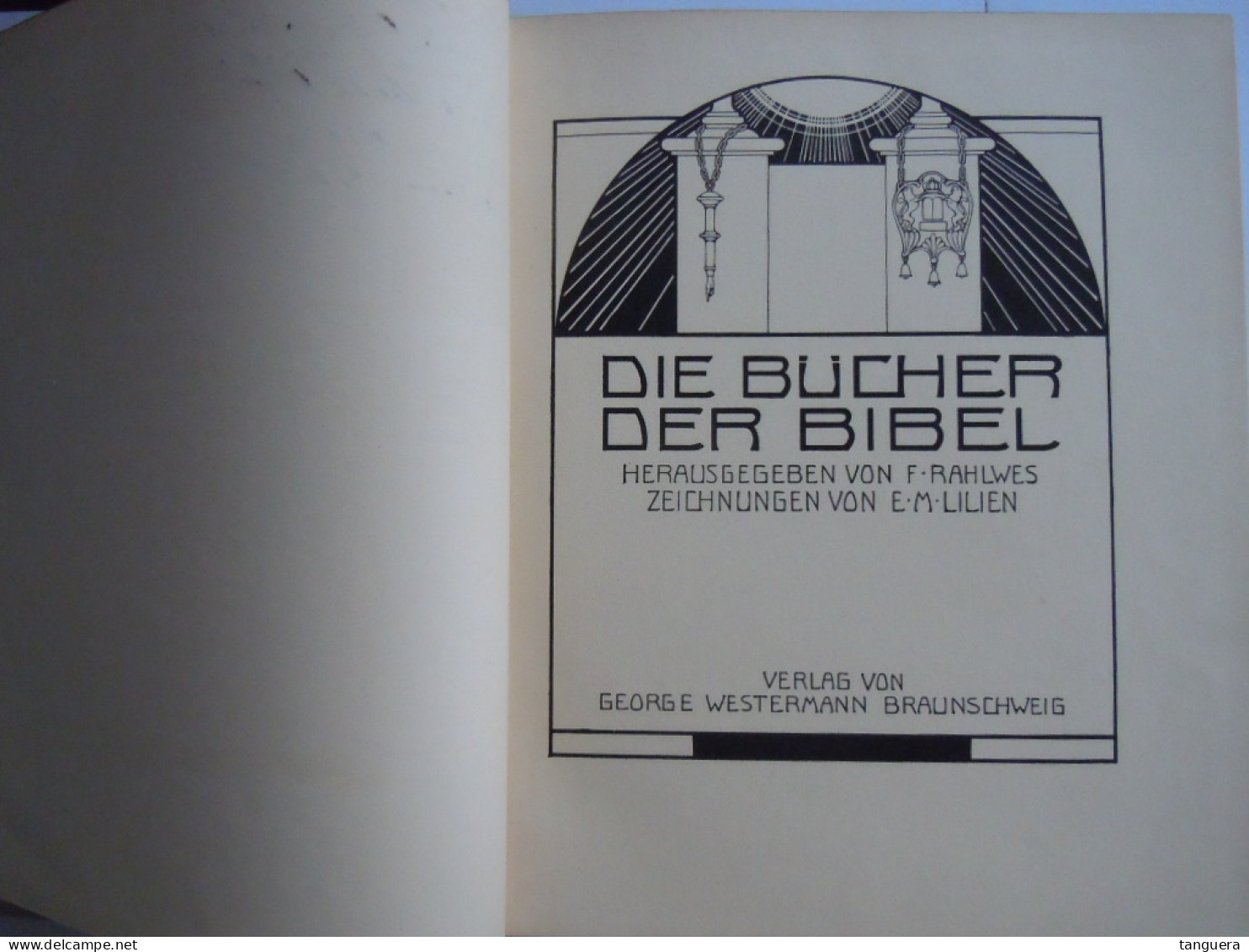 Die Bücher Der Bibel. Die Lehrdichtung - Band 7-Zeichnungen Von E. M. Lilien Art Nouveau - Christendom