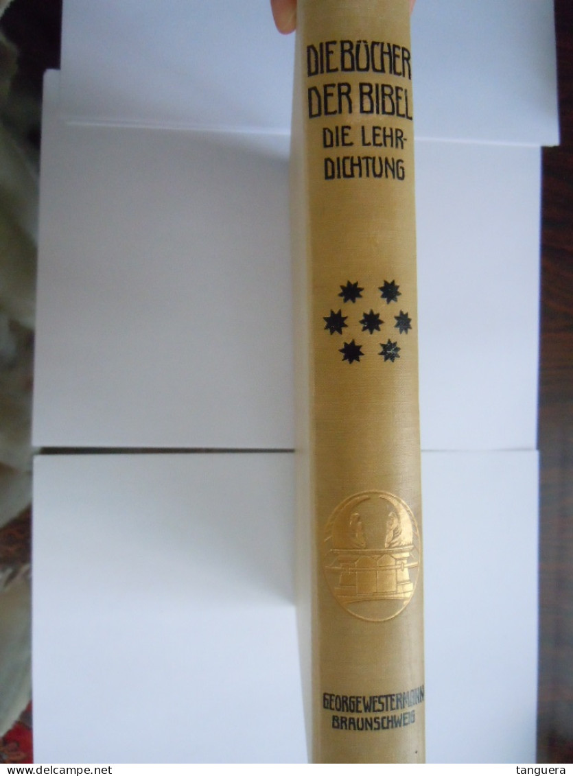 Die Bücher der Bibel. Die Lehrdichtung - Band 7-Zeichnungen von E. M. Lilien Art Nouveau