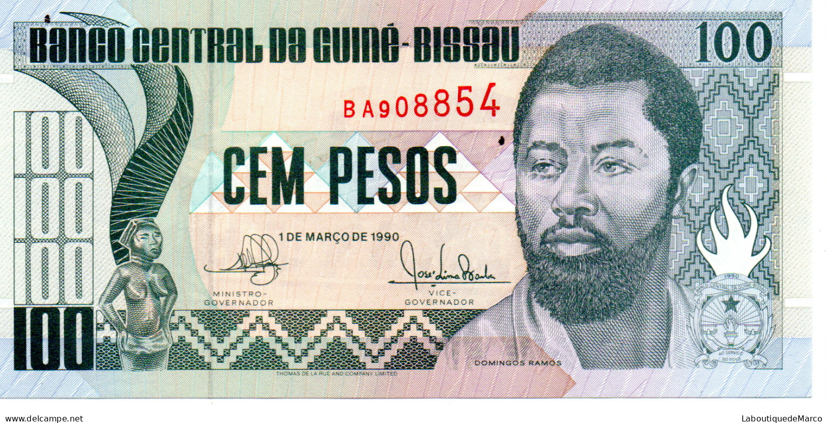 Guinée Bissau - Pk N° 11 - 100 Pesos - Guinee-Bissau