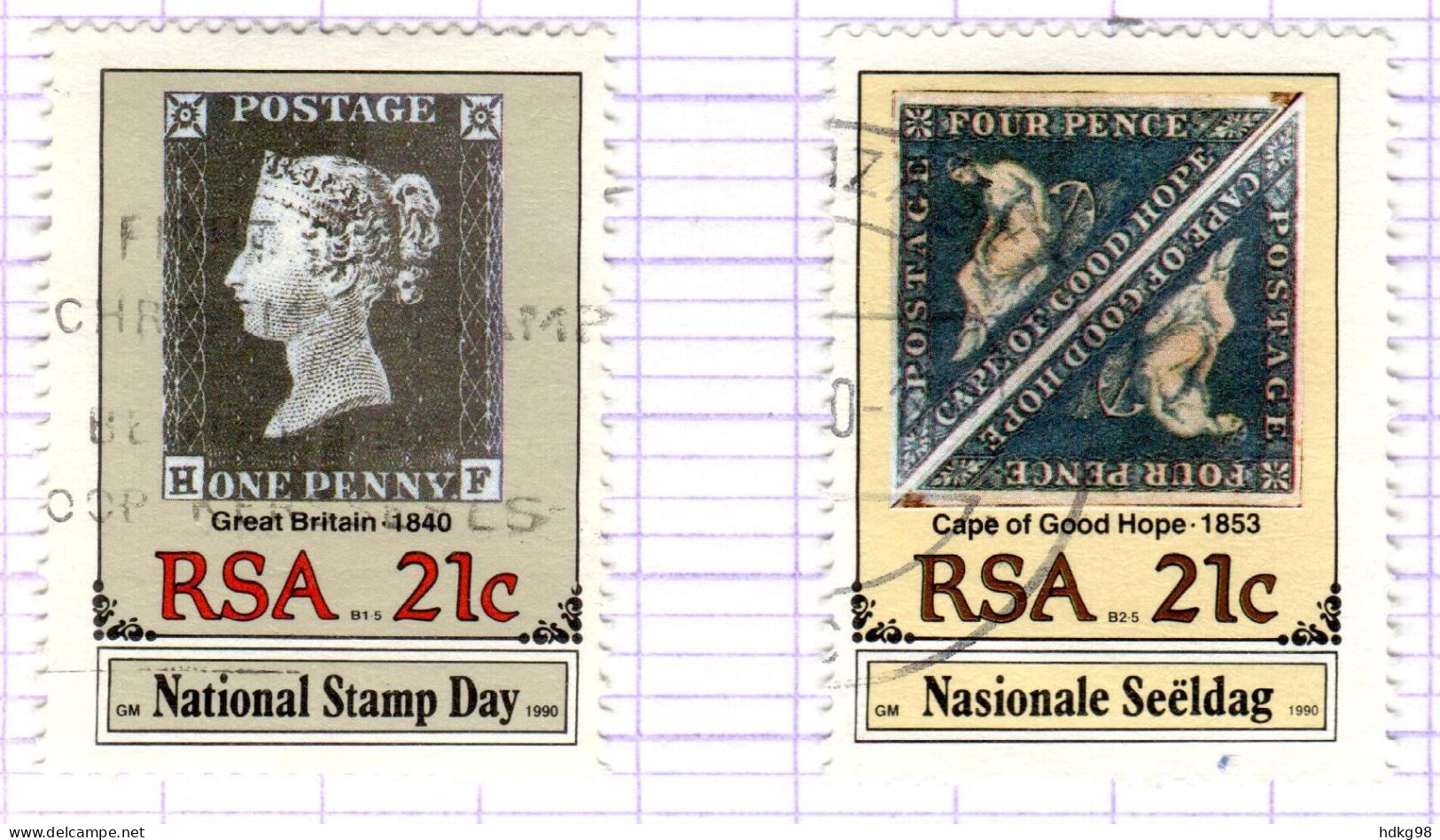 RSA+ Südafrika 1990 Mi 795-96 Briefmarken - Gebraucht