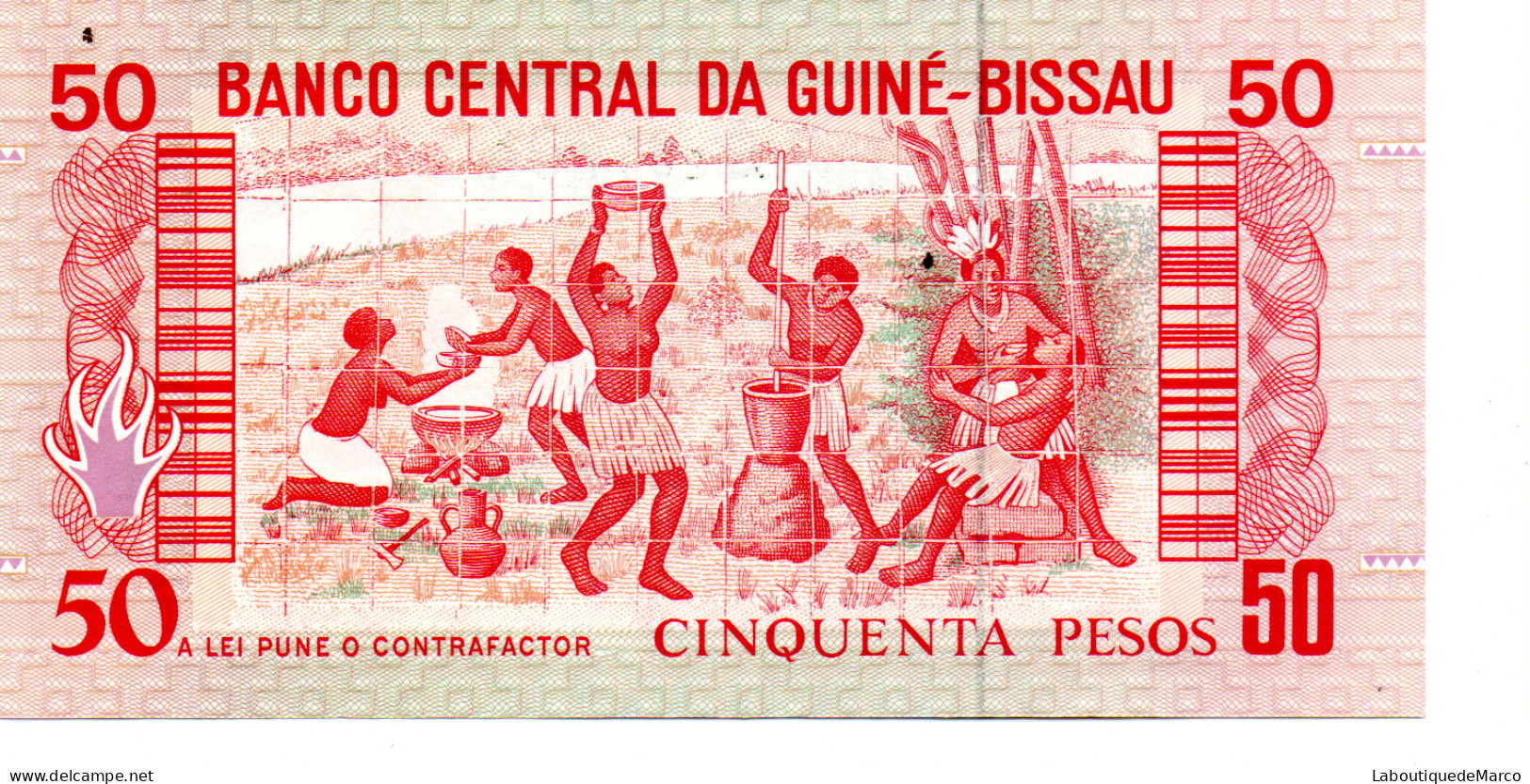Guinée Bissau - Pk N° 10 - 50 Pesos - Guinea–Bissau