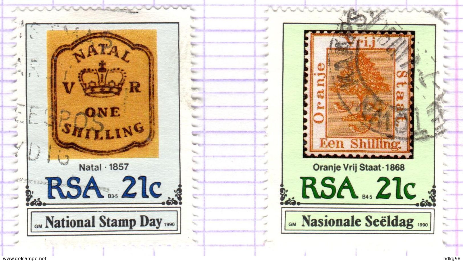 RSA+ Südafrika 1990 Mi 797-98 Briefmarken - Gebraucht