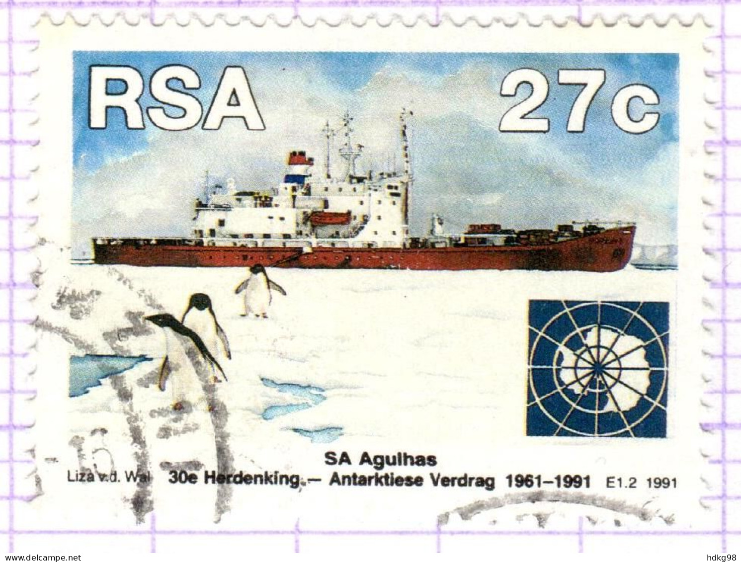 RSA+ Südafrika 1991 Mi 829 Antarktis - Used Stamps