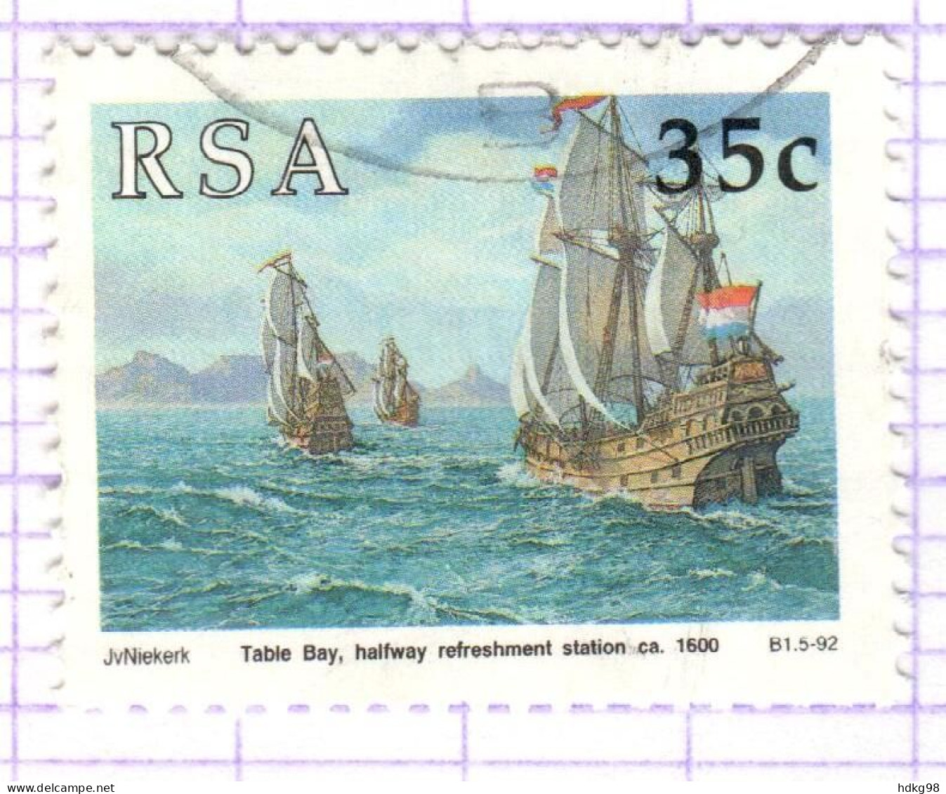 RSA+ Südafrika 1992 Mi 834 Poststeine - Gebruikt