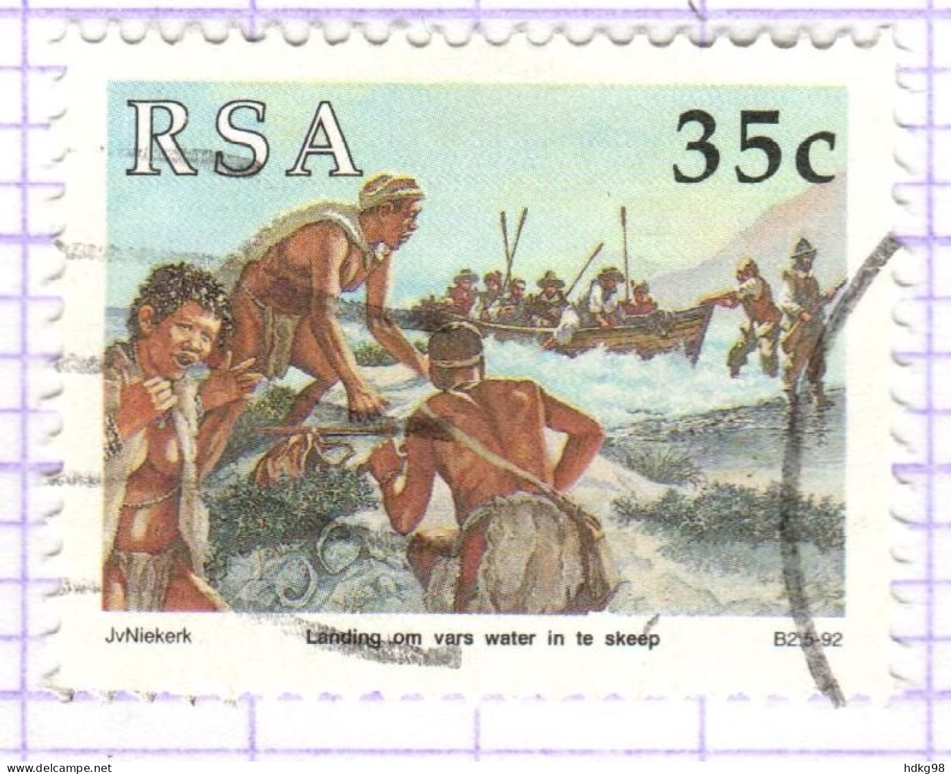 RSA+ Südafrika 1992 Mi 835 Poststeine - Usados