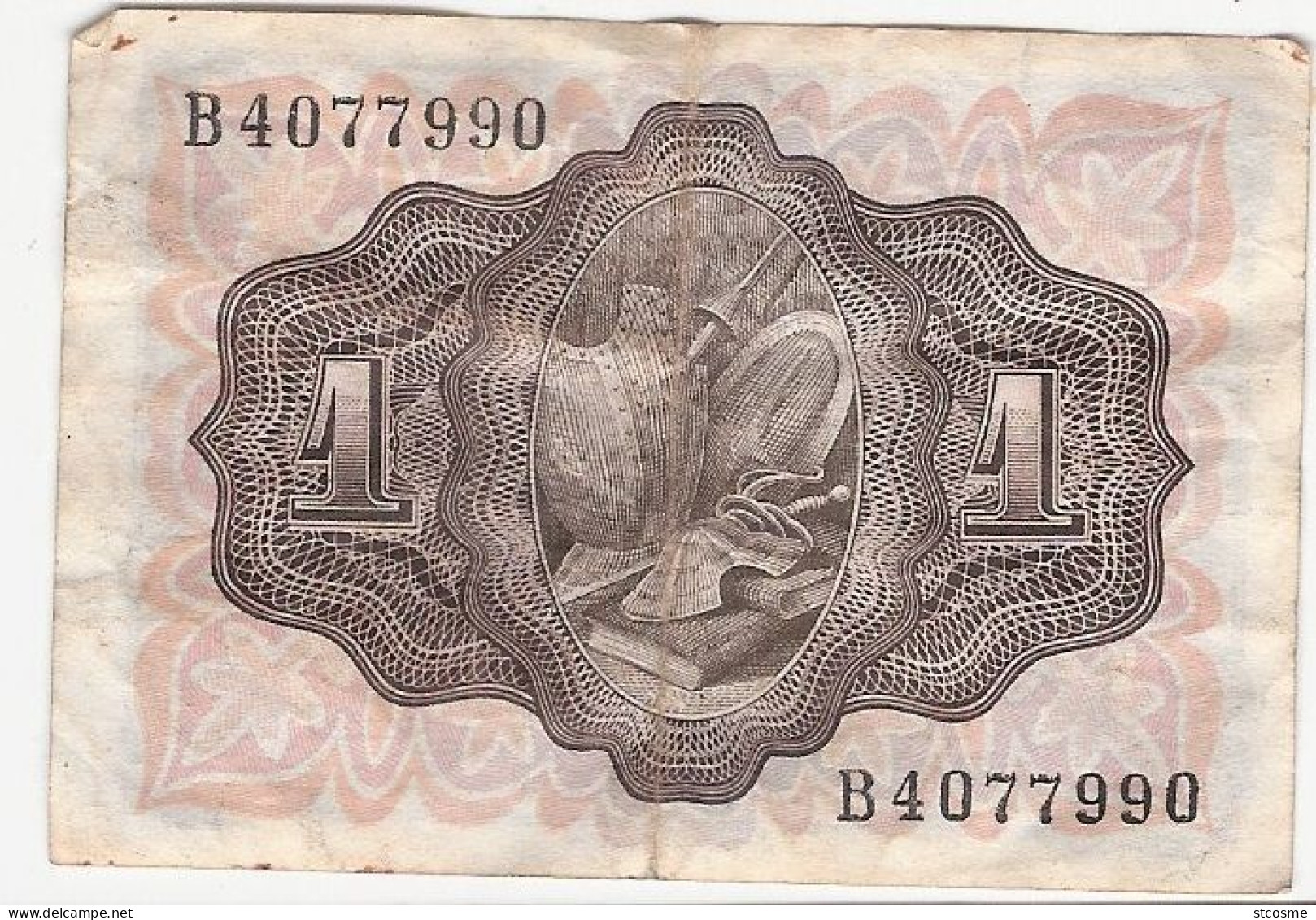 L381 - Espagne, Billet 1 Peseta De 1951 - 1-2 Peseten