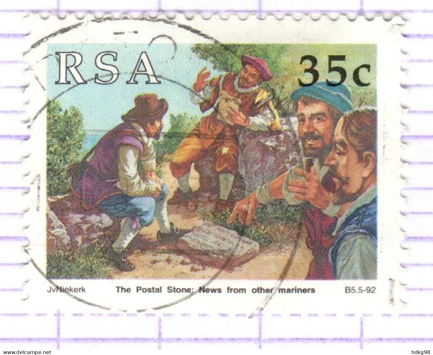 RSA+ Südafrika 1992 Mi 838 Poststeine - Used Stamps