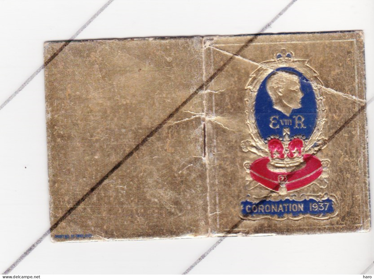 Calendrier De Poche En Anglais  - Année 1937 - CORONATION - Couronnement Du Roi D'Angleterre EDWARD VIII  (B333) - Petit Format : 1921-40