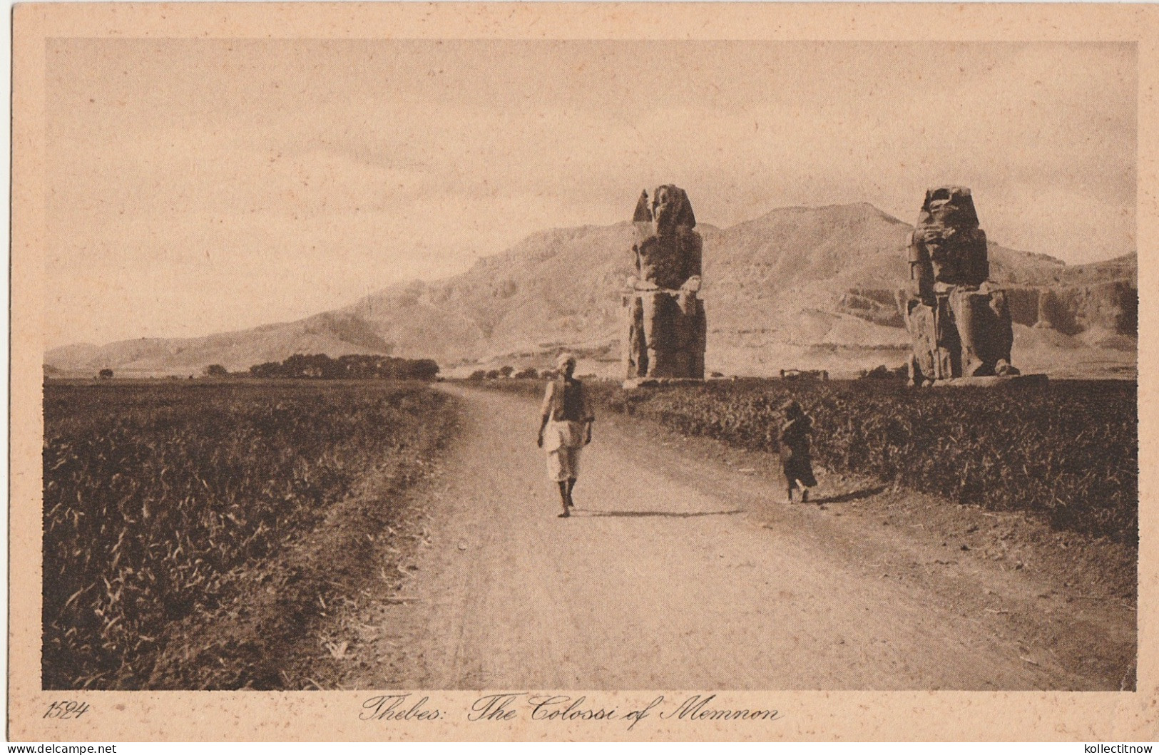 THEBES - THE COLLOSI OF MEMNON - Sphinx