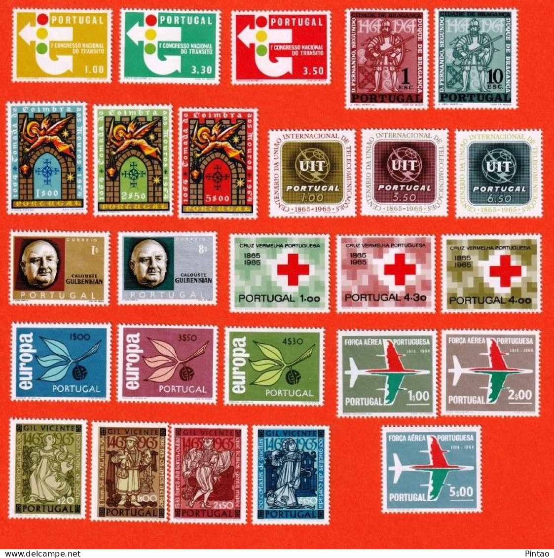 PTS13659- PORTUGAL 1965 Nº 945_ 970- MNH (ANO COMPLETO) - Full Years
