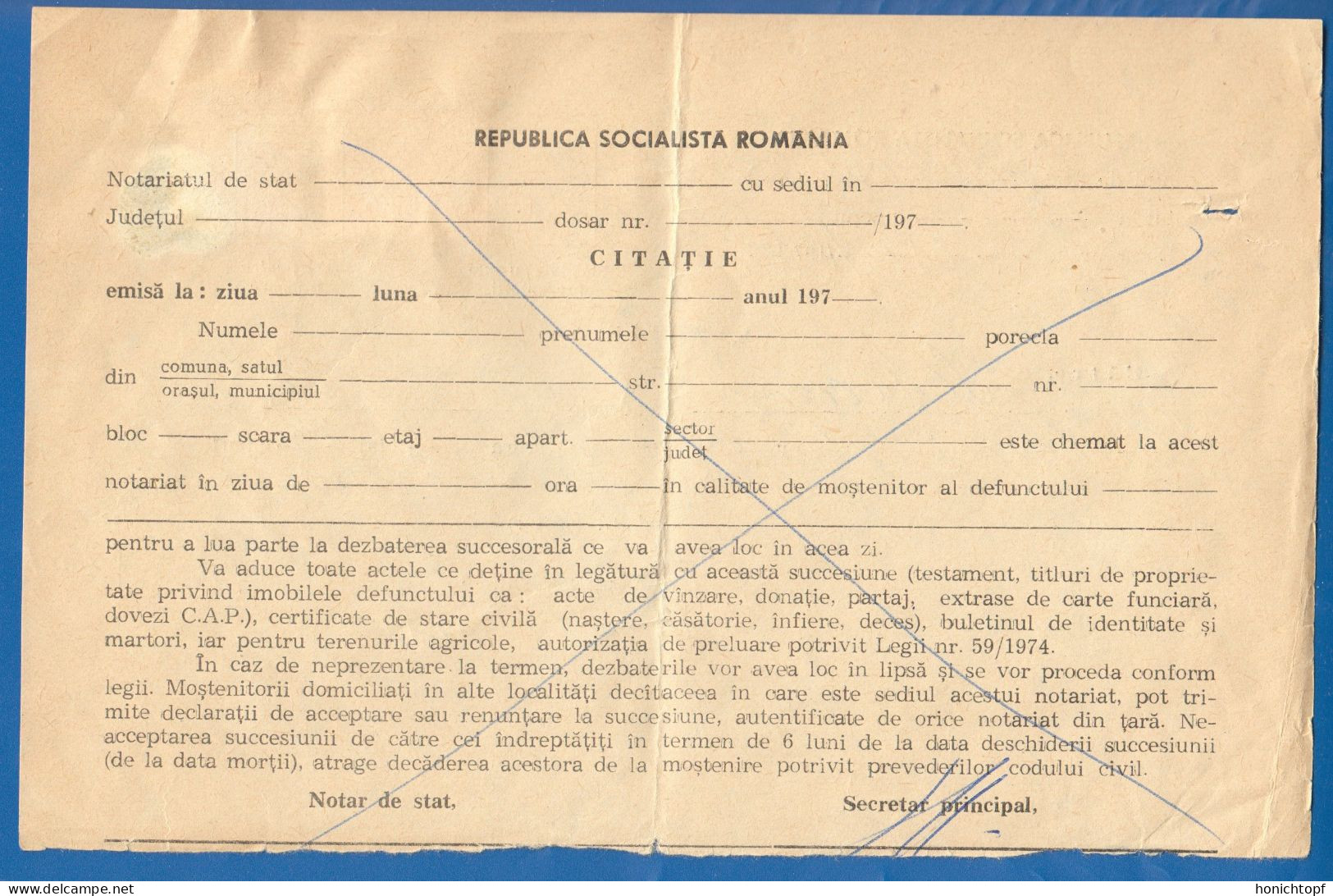 Rumänien; Document Mit Steuermarken 1978; Brasov; Romania - Fiscaux