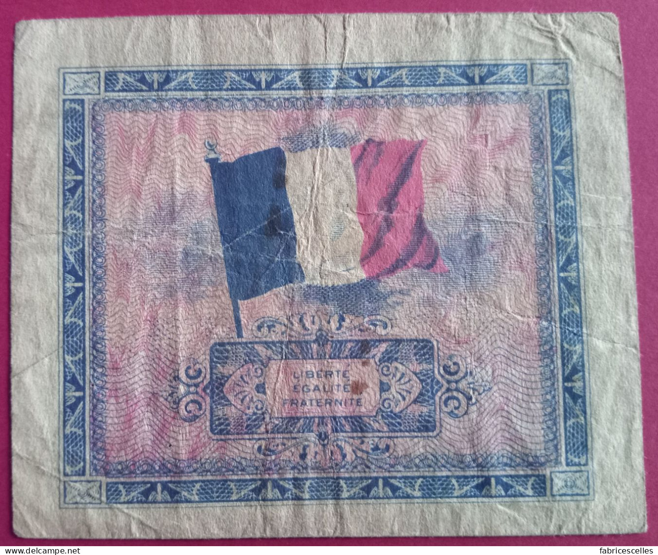 France - Billet 10 Francs Vert, Drapeau 1944 - 1944 Vlag/Frankrijk