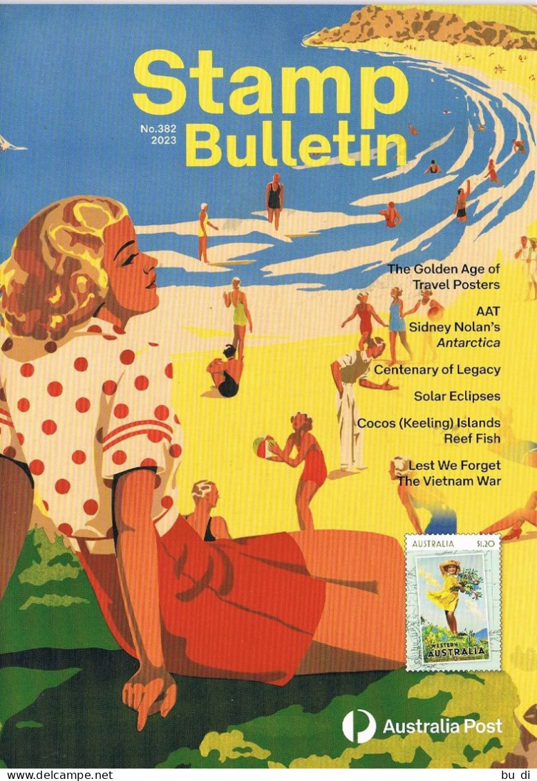 Australien - Australia - Stamps Bulletin - März / April 2023 - Englisch, Tourismus - Anglais (àpd. 1941)