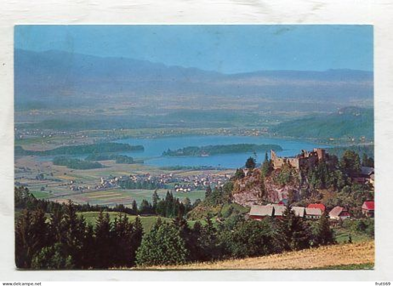 AK 126960 AUSTRIA - Faakersee Mit Ruine Finkenstein - Faakersee-Orte