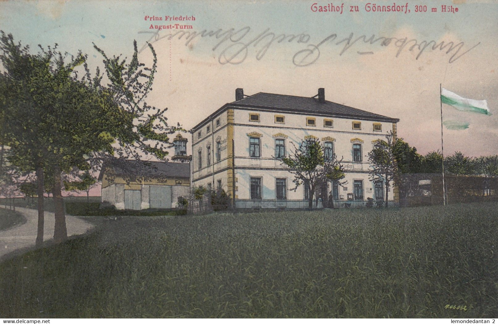 Gasthof Zu Gönnsdorf , 300 M. Höhe - Prinz Friedrich August-Turm - Pillnitz