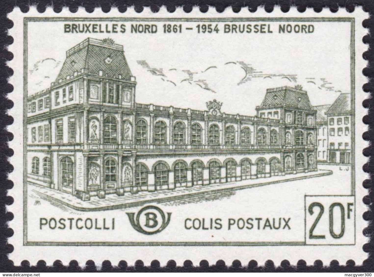 BELGIQUE, 1959, Chemins De Fer ( COB TR366 **) - Neufs