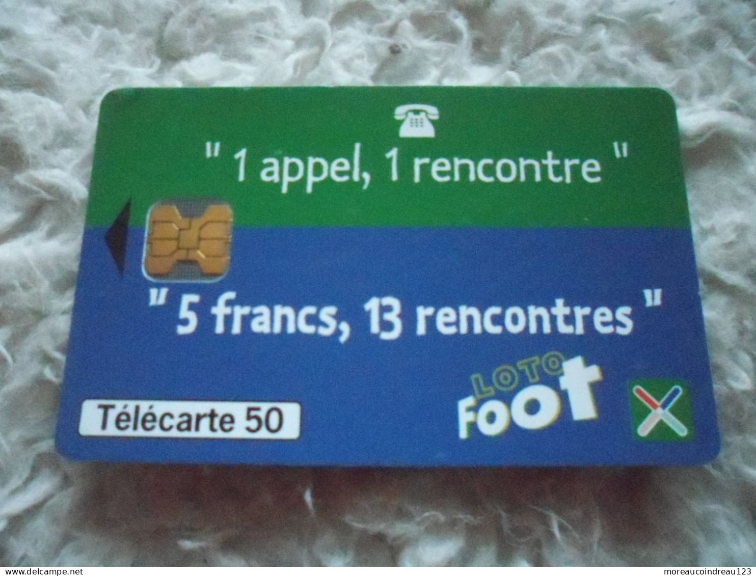 Télécarte Loto Foot "1Appel 1 Rencontre" - Jeux