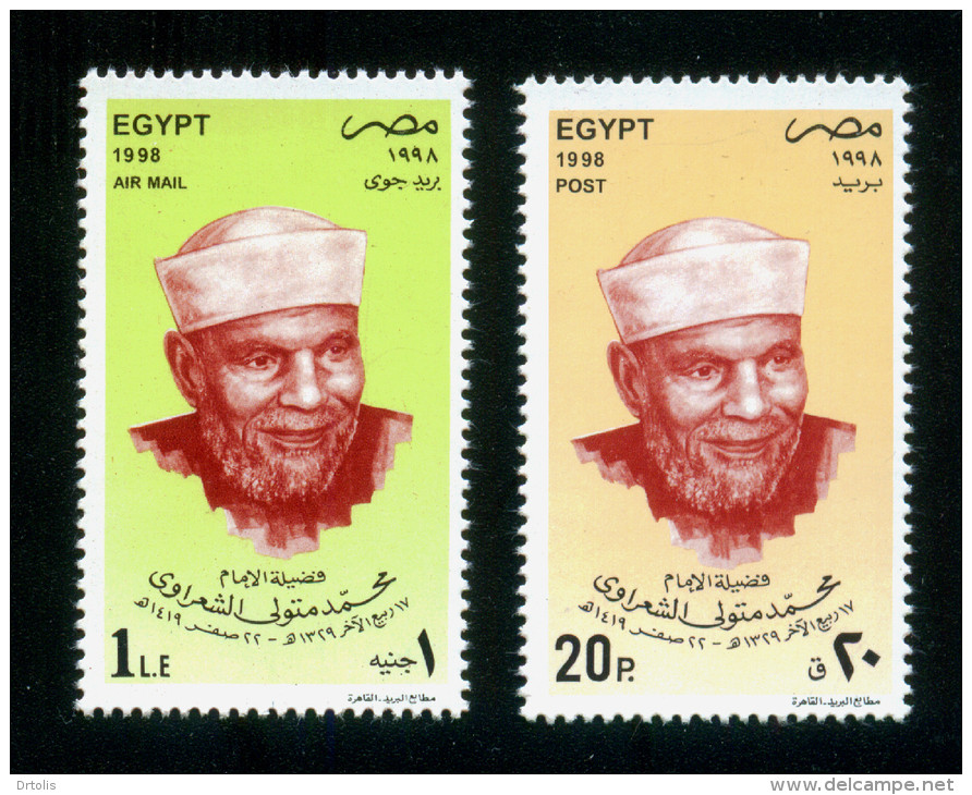 EGYPT / 1998 / SHEIKH MUHAMMAD METWALLY AL SHAARAWY / RELIGION / ISLAM / MNH / VF - Unused Stamps