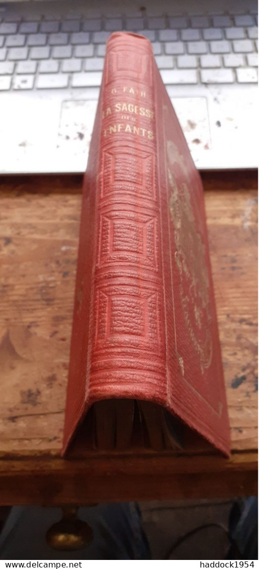 La Sagesse Des Enfants Proverbes GEORGES FATH Hachette 1875 - Bibliotheque Rose