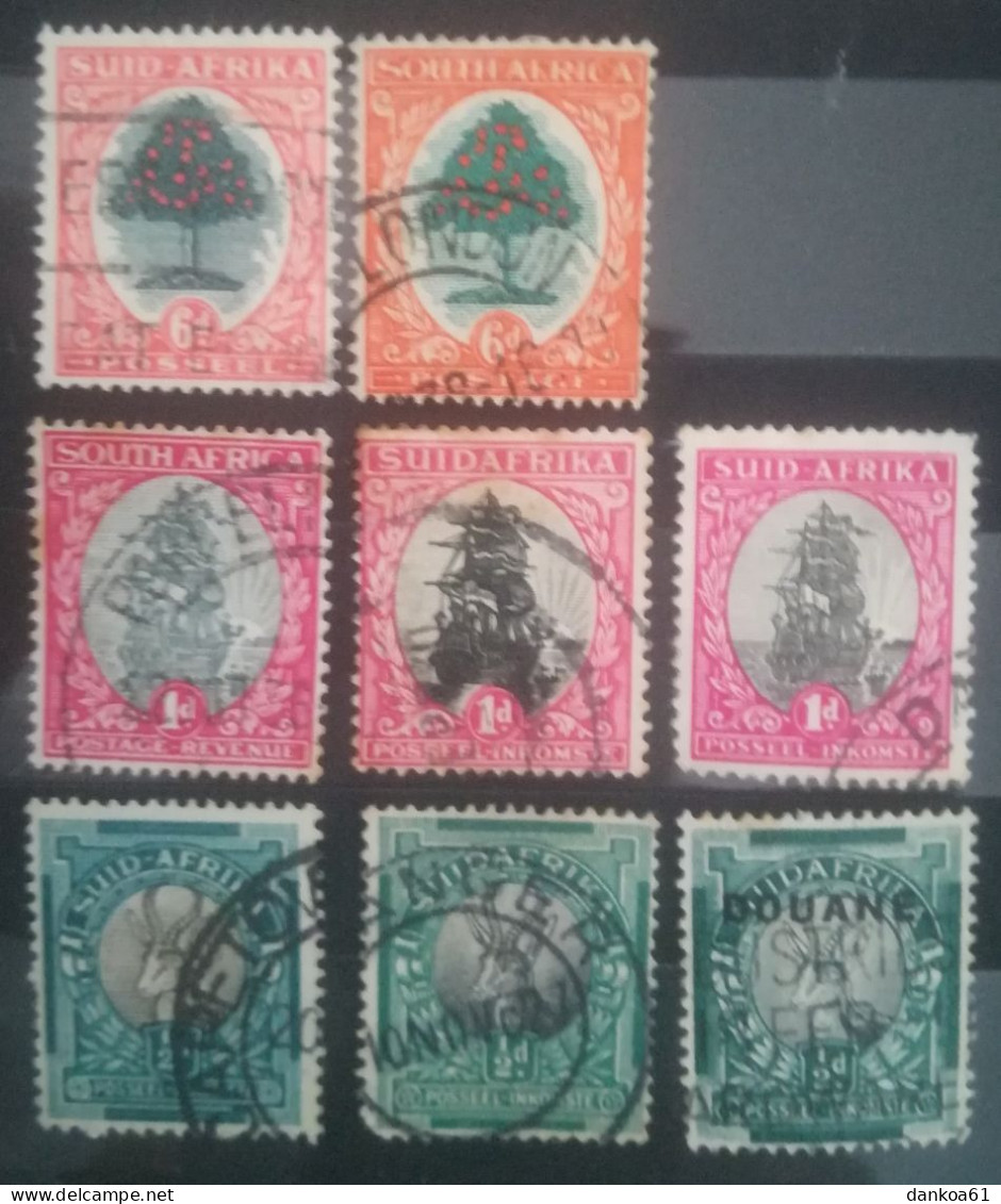 GB (alte Kolonien) Südafrika(23)  & Südwestafrika(12).Einzelne Briefmarken 1923... - Collections (sans Albums)