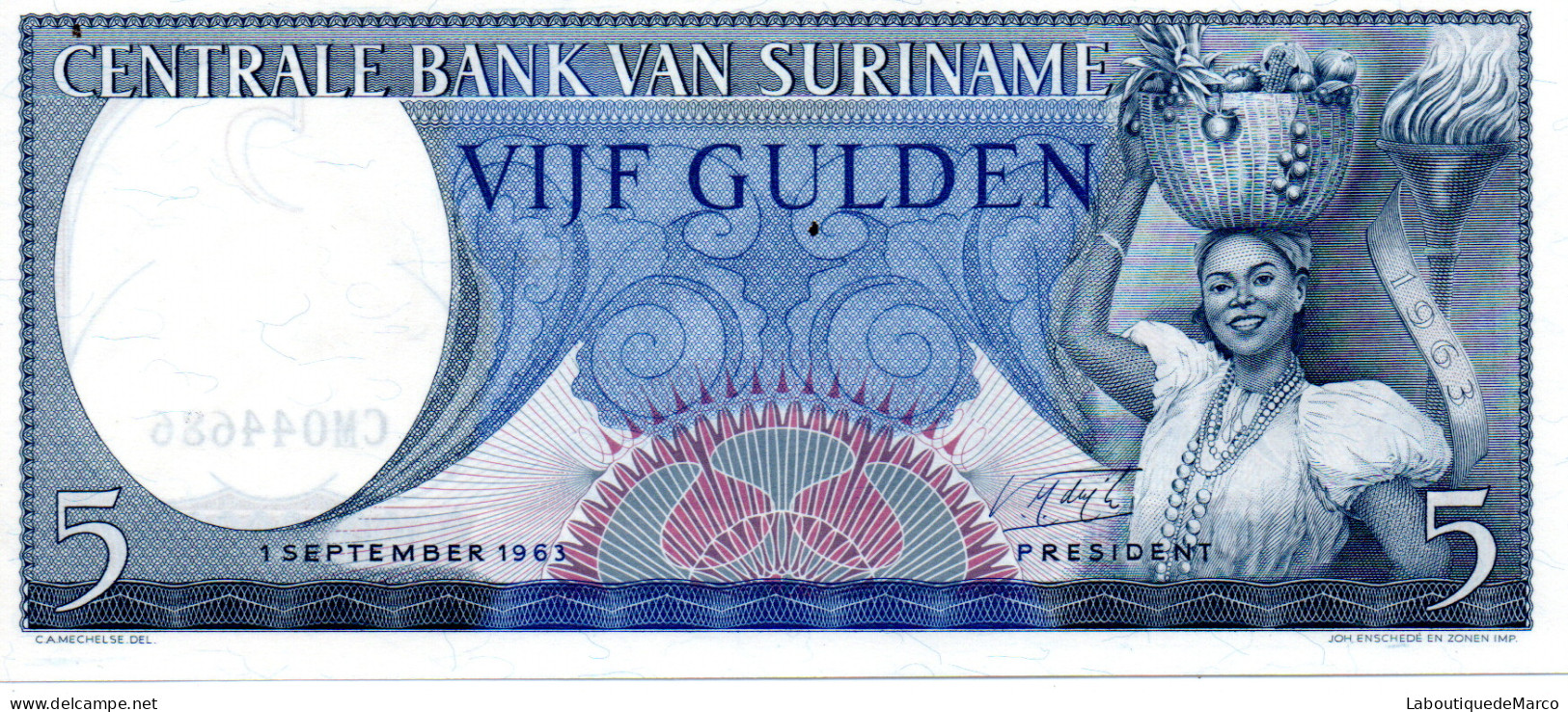 Surinam - Pk N° 120 - 5 Gulden - Surinam