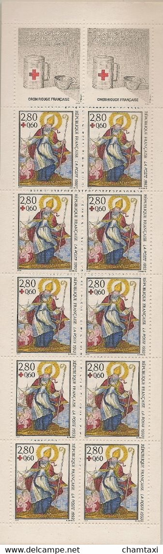 FRANCE 1993 CARNETS CROIX ROUGE 2042  IMAGERIE DE METZ SAINT NICOLAS CARNET 2042 - Croix Rouge