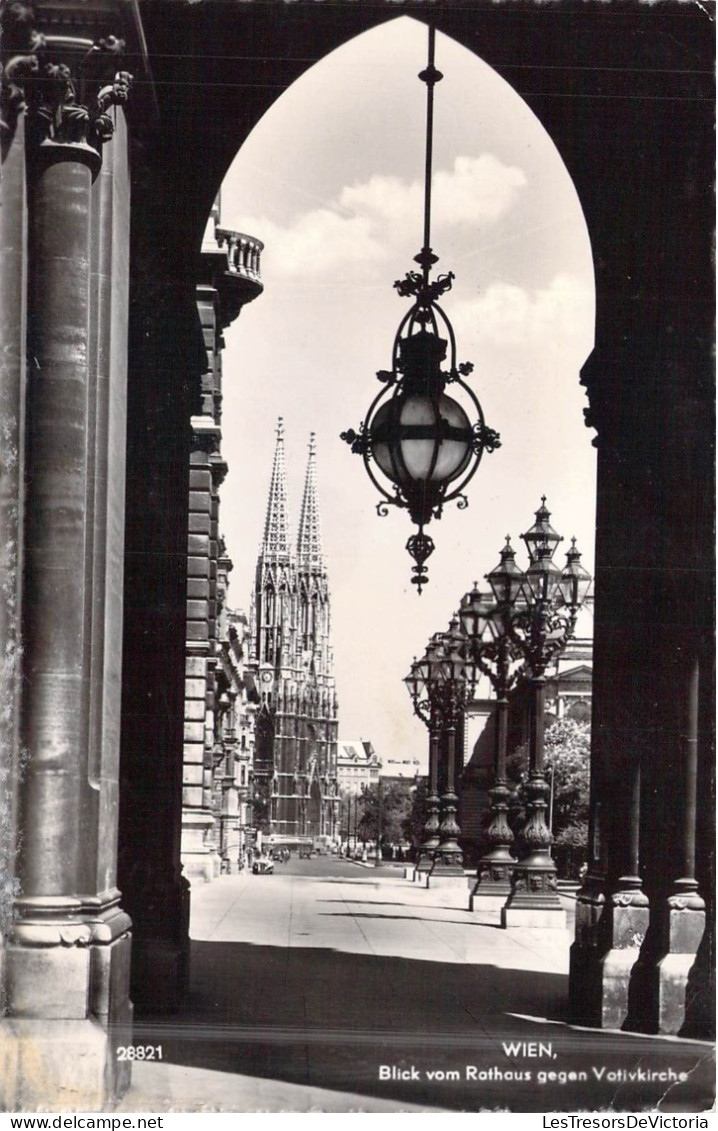 AUTRICHE - Wien - Blick Vom Rathaus Gegen Votivkirche - Carte Postale Ancienne - Andere & Zonder Classificatie