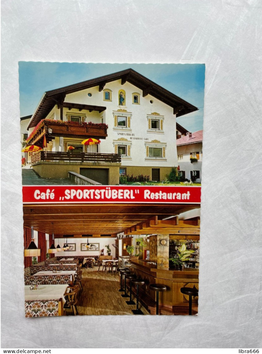 Café 'Sportstüberl' Restaurant - Familie Berktold - Tirol / Kunstverlag Franz Milz, Reutte - Farbfoto 205/869 - Berwang