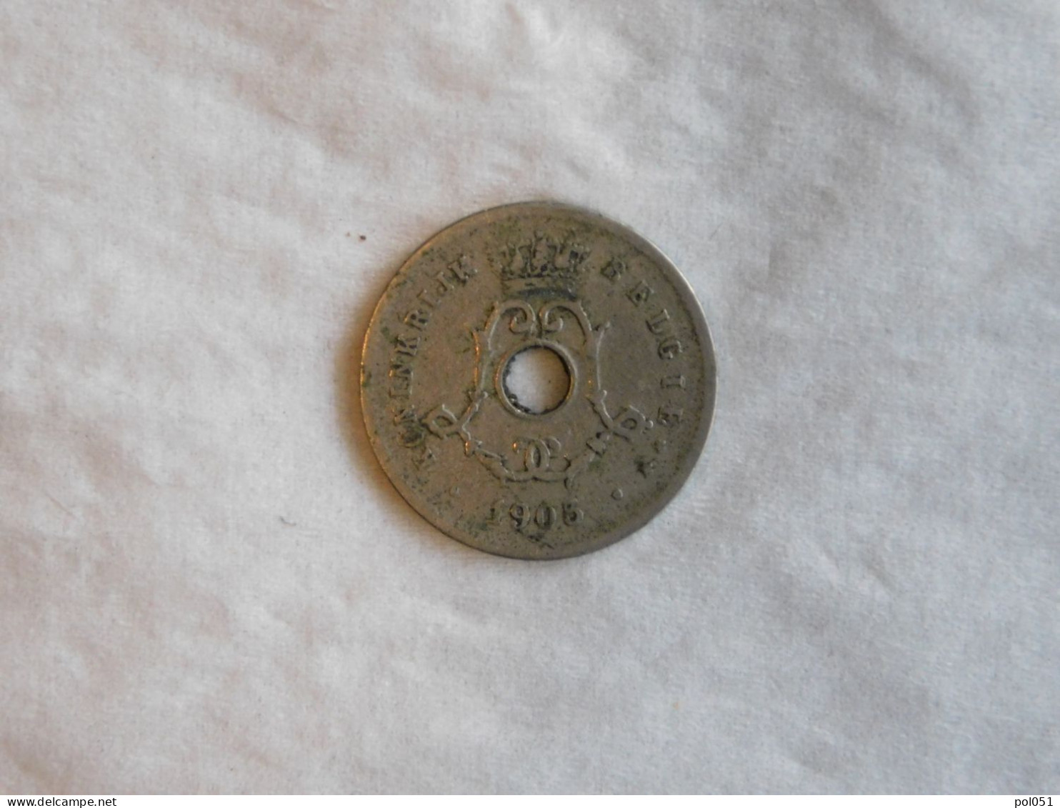 Belgique 5 Cent 1905 Centimes - 5 Cent