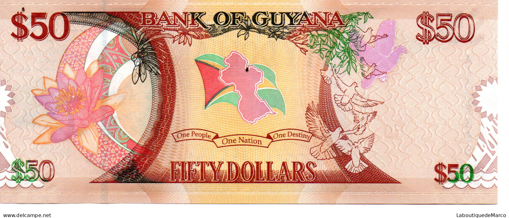 Guyana - Pk N° 41 - 50 Dollars - Guyana
