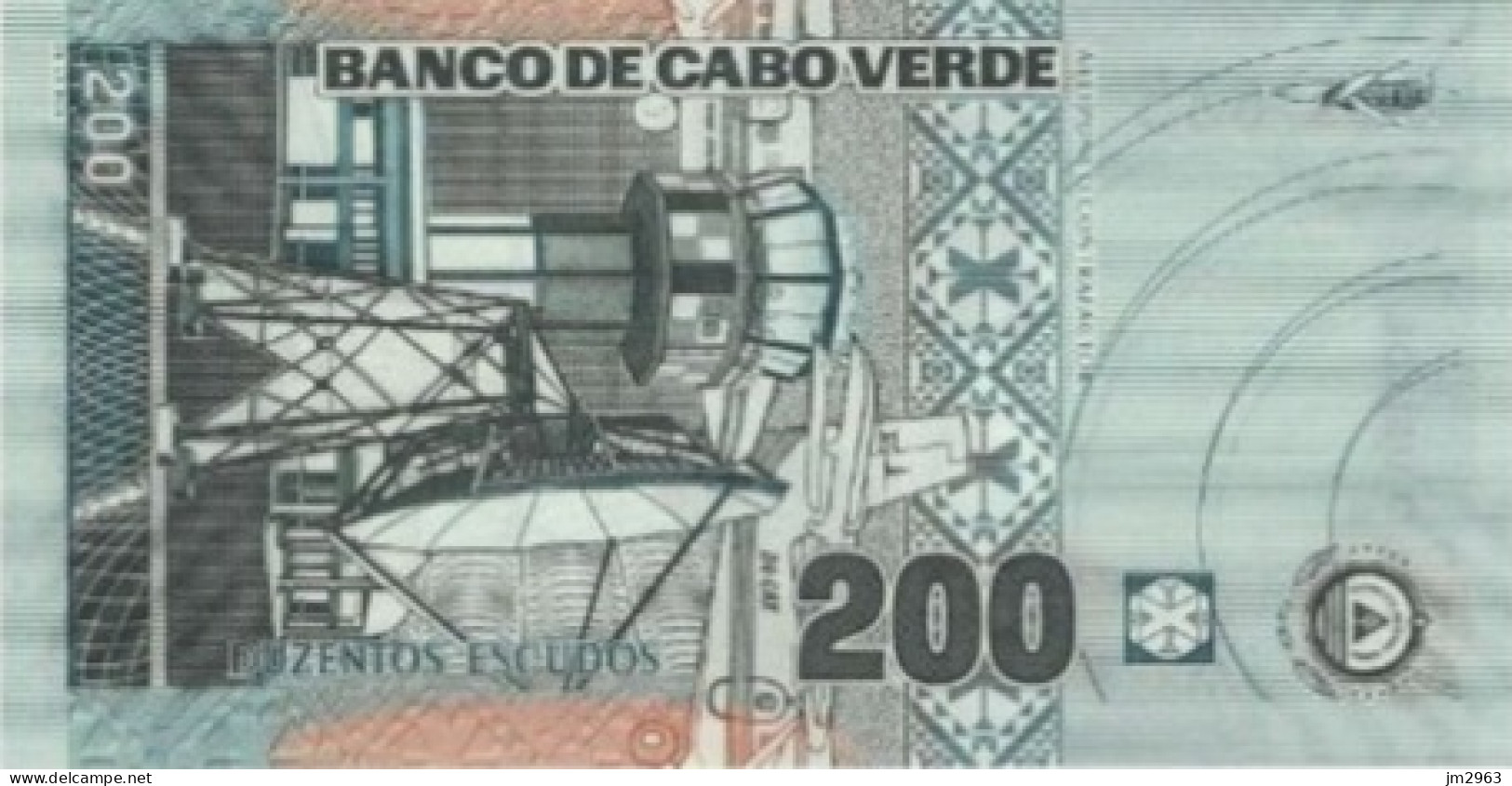 CAP VERT 200 Escudos UNC 20.01.2005 QK437535 - Cap Verde