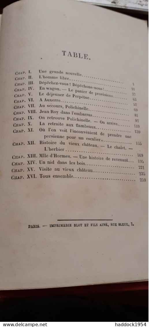 Les Vacances D'un Grand-père MME DE STOLZ Hachette 1876 - Bibliotheque Rose