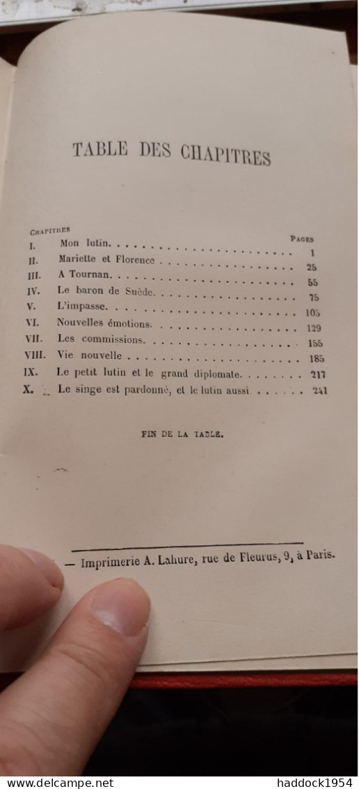 Les Mésaventures De MLLE THERESE MME DE STOLZ Hachette 1884 - Bibliothèque Rose