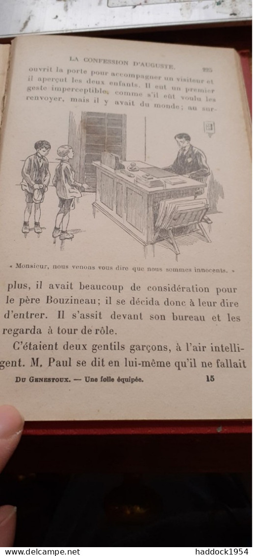 Une Folle équipée MAGDELEINE DU GENESTOUX Hachette 1933 - Biblioteca Rosa