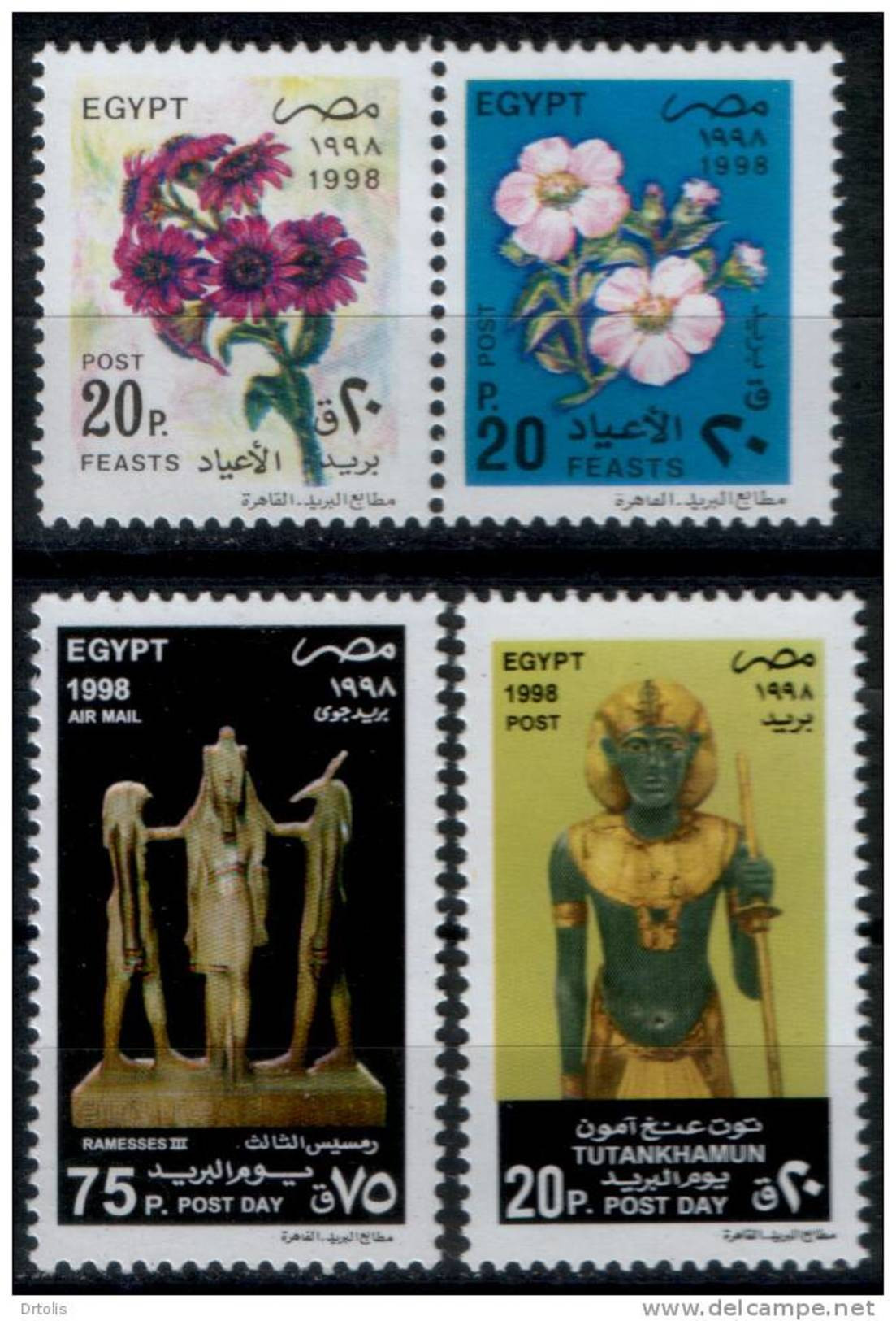 EGYPT / 1998 / COMPLETE YEAR ISSUES / SG 2069-2098 / MNH / VF / 7 SCANS .