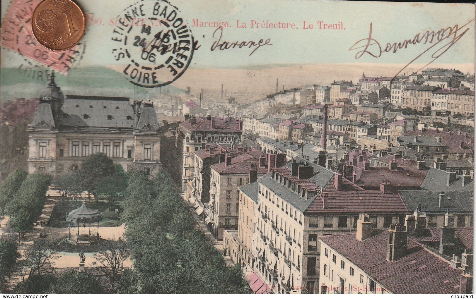 42 - Carte Postale Ancienne De  SAINT ETIENNE    Vue Aérienne - Saint Etienne