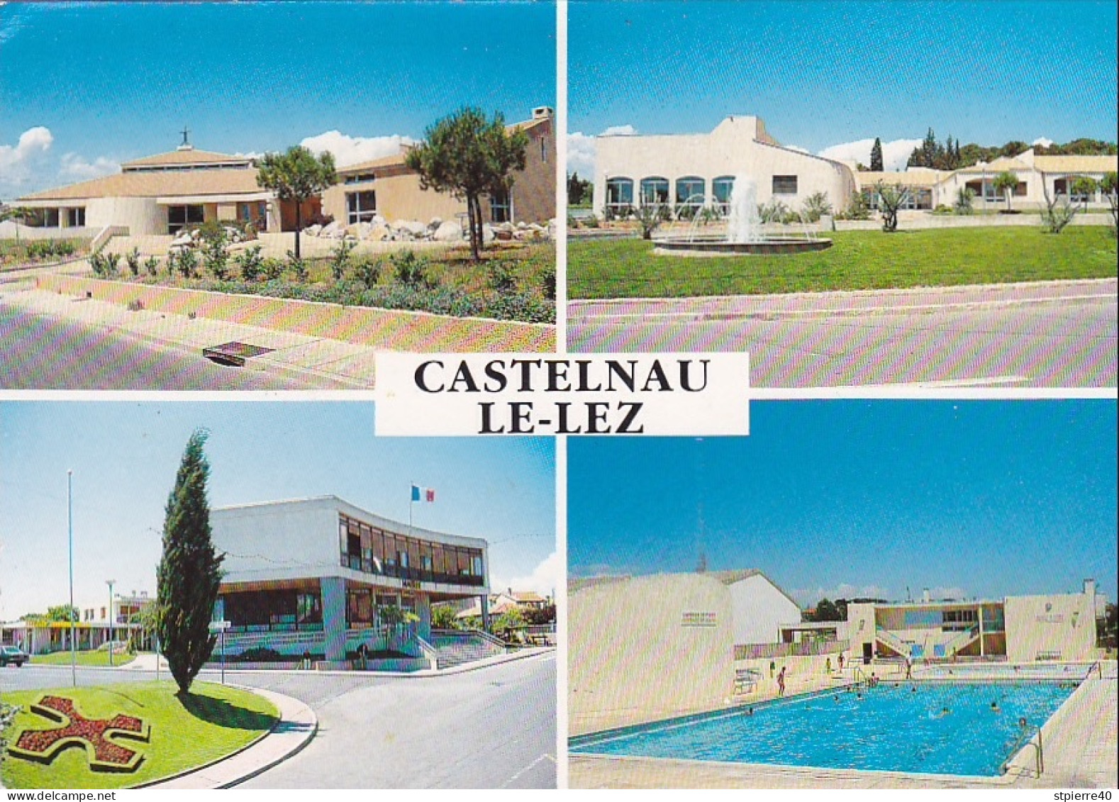 CASTELNAU-LE-LEZ - Lot De 2 CP : Mairie Et Multivues - Castelnau Le Lez