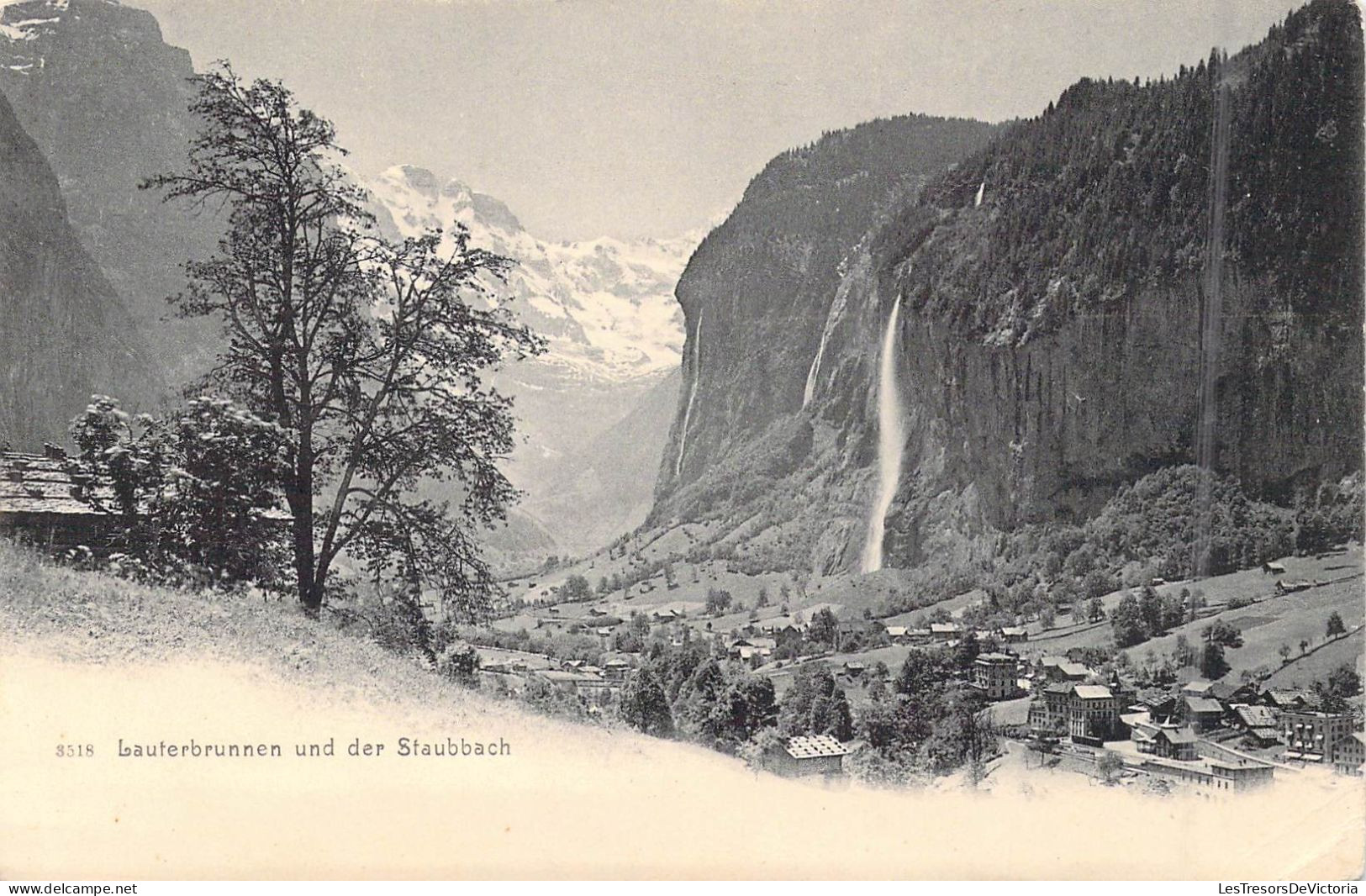 SUISSE - Luterbrunnen Und Der Staubbach - Carte Postale Ancienne - Other & Unclassified