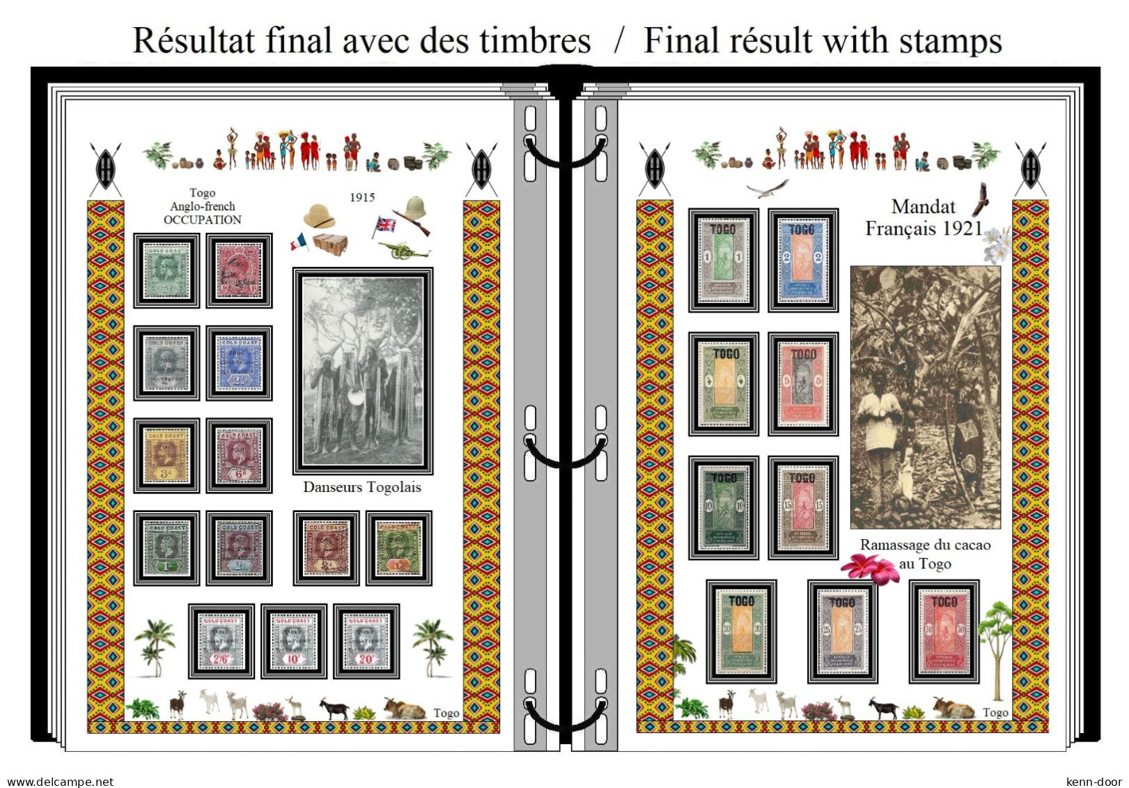 Album De Timbres à Imprimer    TOGO - Andere & Zonder Classificatie