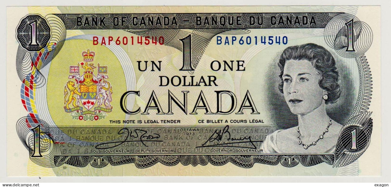 Banconota Da  1  DOLLARO  Del  C A N A D A - Anno  1973 -  Stock 100 - Canada