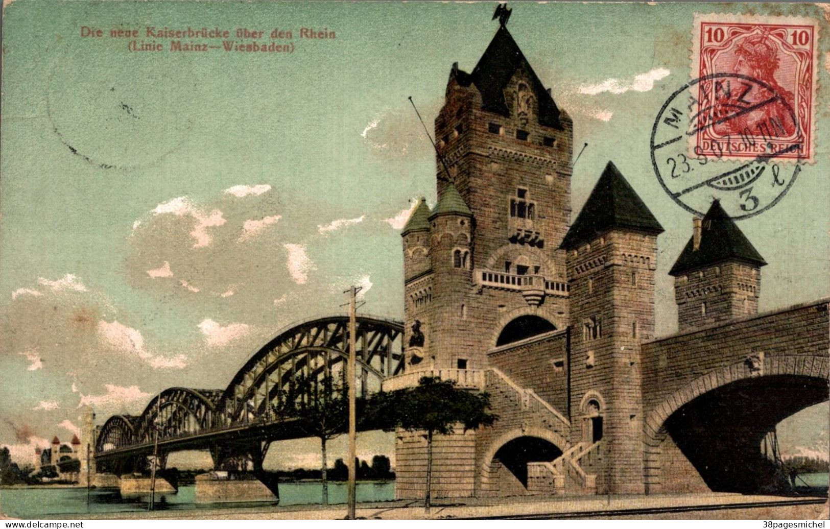 J0204 - ALLEMAGNE - Die Nene Kaiserbrücke Den Rhein - Main - Kinzig Kreis