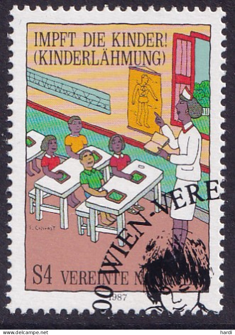 Vereinte Nationen Wien 1987, MiNr.: 77, Gestempelt - Usados