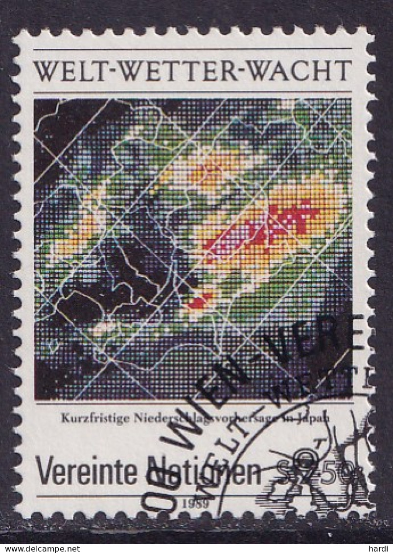 Vereinte Nationen Wien 1989, MiNr.: 93, Gestempelt - Usados