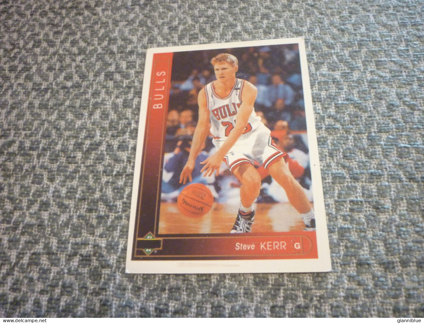Steve Kerr Chicago Bulls NBA Basket Basketball '90s Rare Greek Edition Card - 1990-1999