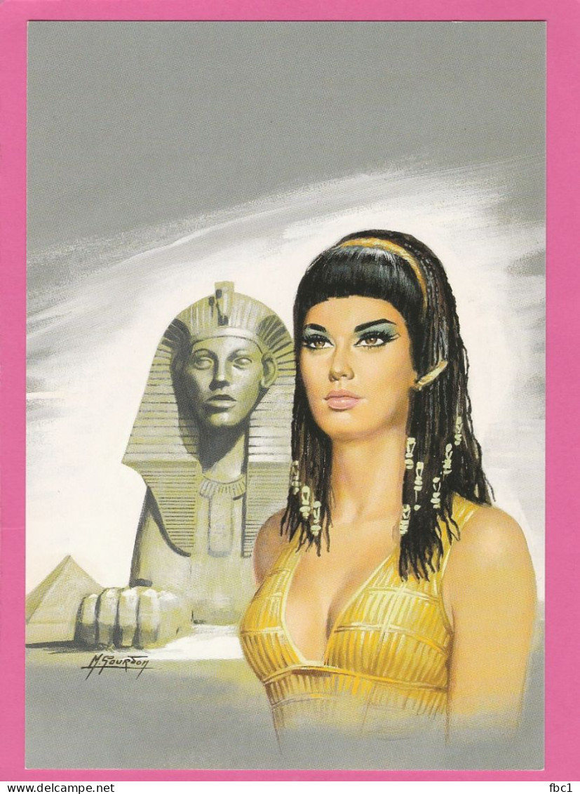 Michel Gourdon - Couverture De "L'Espionne Des Pharaons" Editions Feuve Noir (2002) - Gourdon