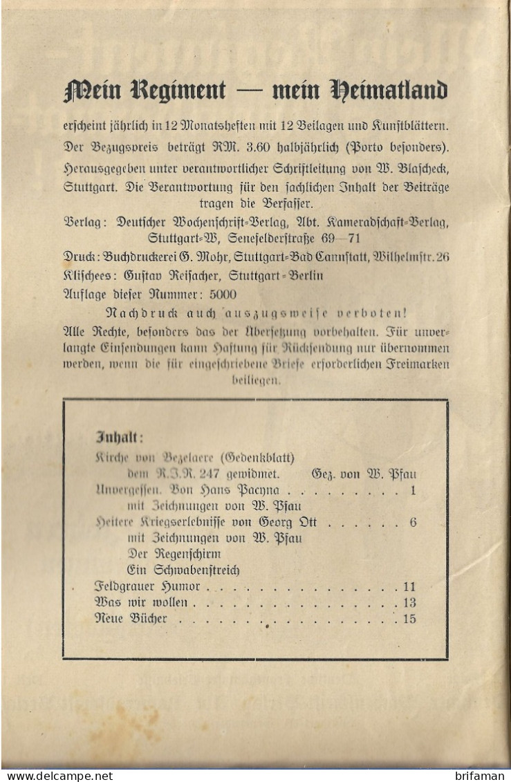 DOCUMENTS ALLEMANDS 1ERE GUERRE MONDIALE MILITARIA 1914/1918 OCCUPATION ALLEMANDE WK1 WW1 - Alemán